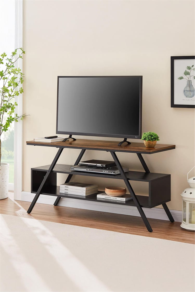 Deconode Stellar TV Sehpası Siyah-Kahverengi DN1077SK