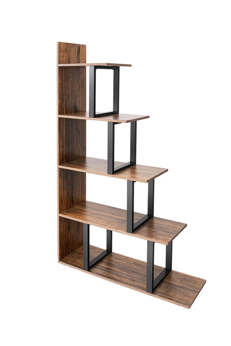 Deconode Step Kitaplık Kahverengi DN1126K