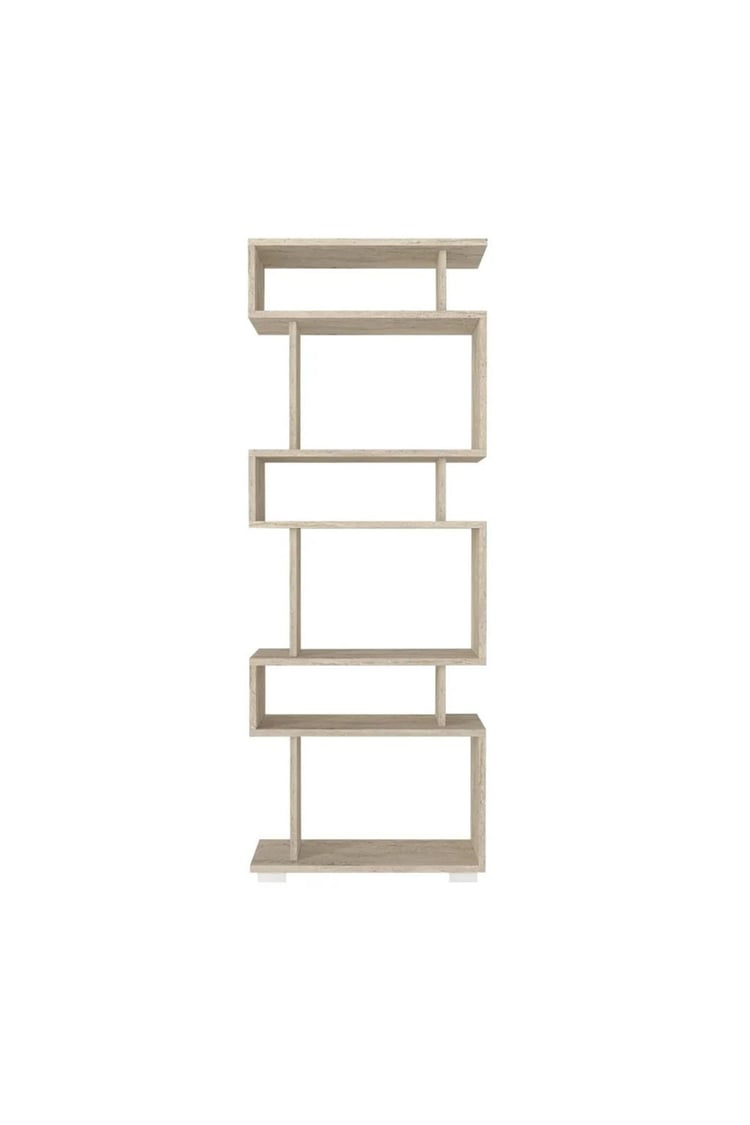 Dekorister Blok Kitaplık Traverten