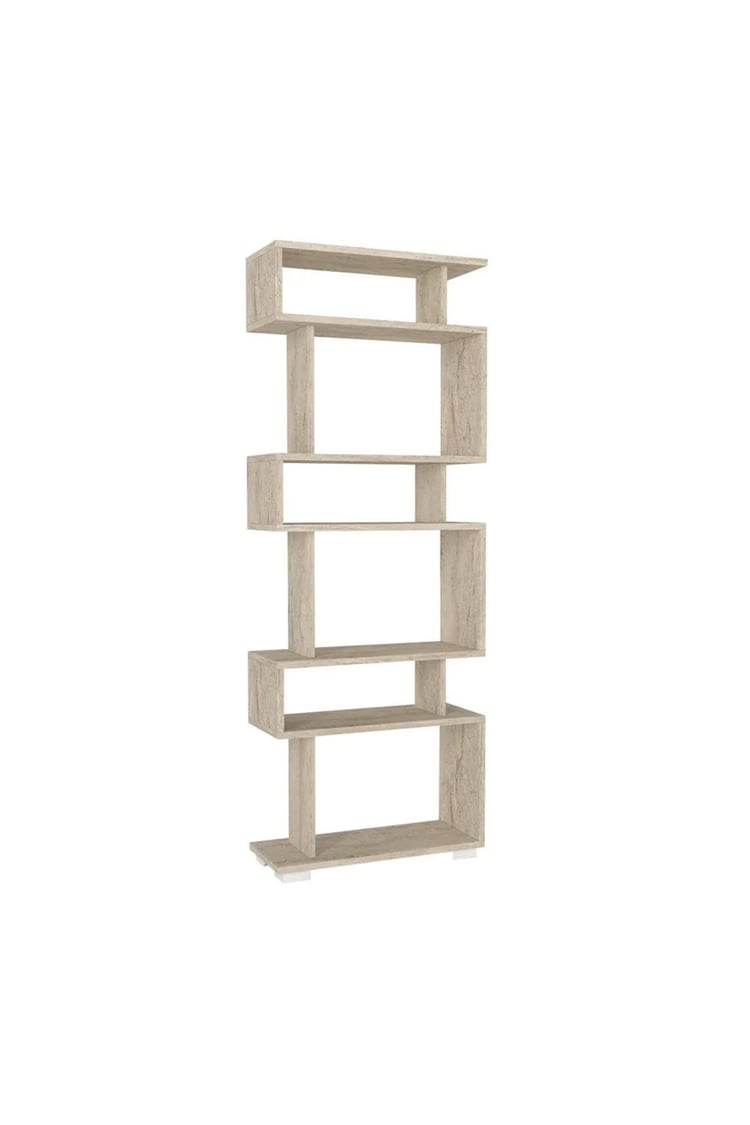 Dekorister Blok Kitaplık Traverten