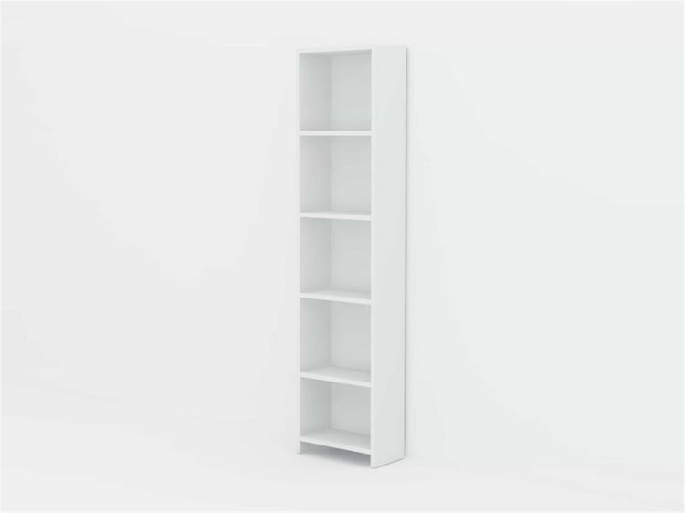 Dekorister Cansu D 5 Raflı Kitaplık Beyaz