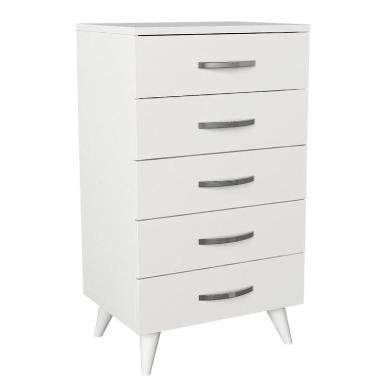 Dekorister Cemre 5 Çekmeceli Şifonyer Beyaz