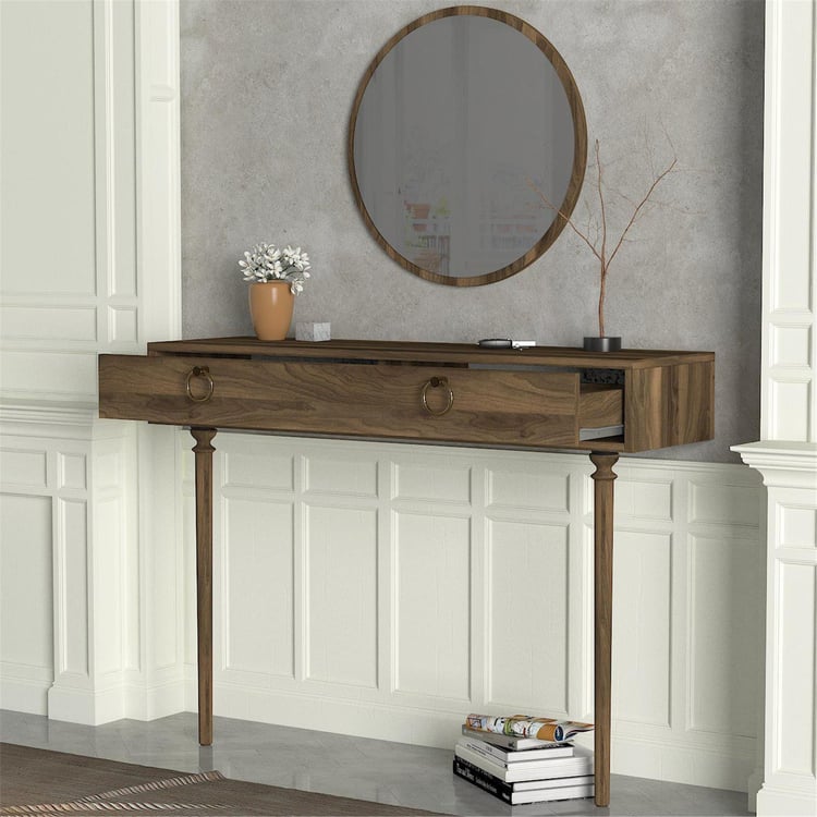 Dekorister Goldy Aynalı Dresuar Ceviz