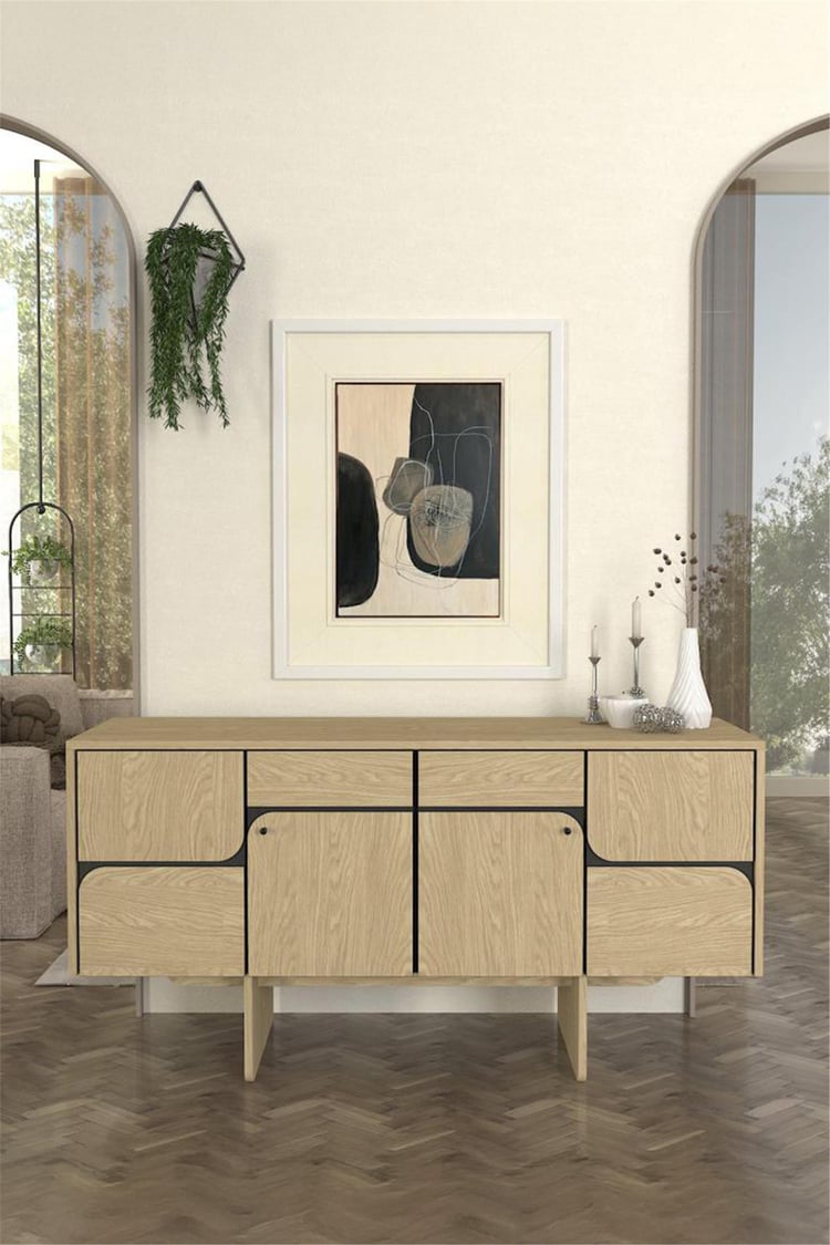 Dekorister Lava Konsol Rota - Antrasit 150cm