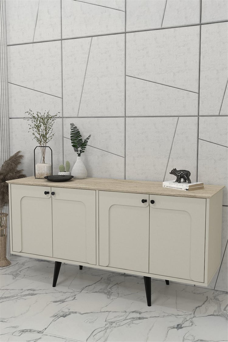 Dekorister Sevilla Konsol Kumtaşı - Traverten 150cm