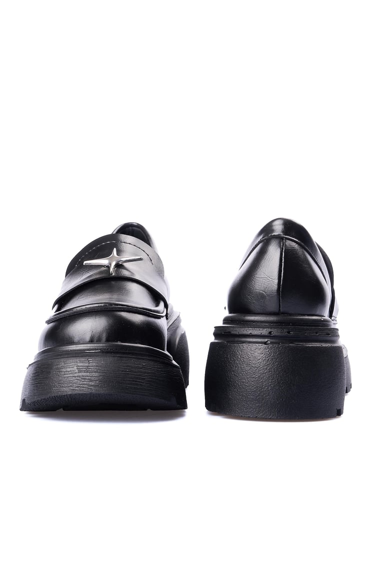 Divamod 2500 Siyah Kadın Loafer Ayakkabı