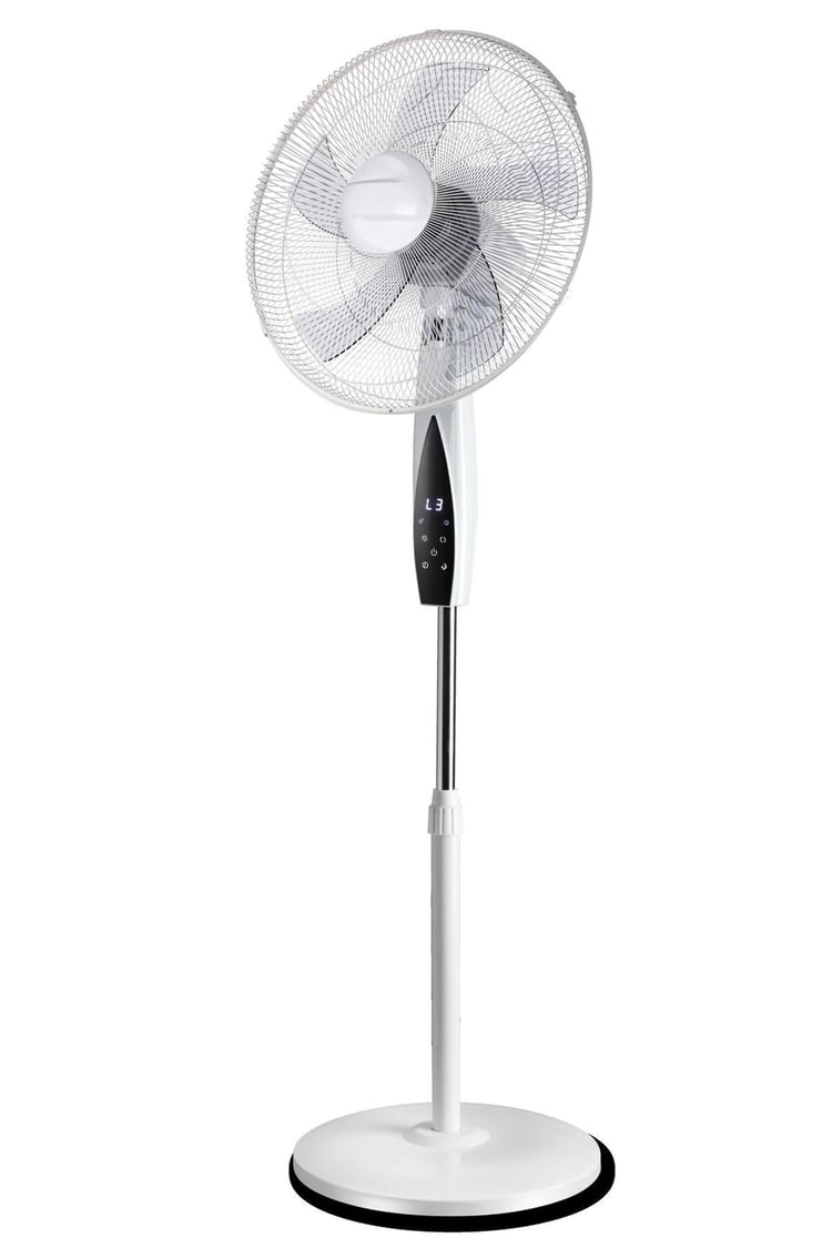 DLC Ayaklı Zaman Ayarlı Uzaktan Kumandalı Vantilatör 50 Watt Beyaz (FS-K40BR)