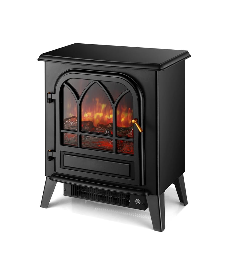 DLC Flamix Deo Ayaklı Şömine 1950 Watt SF-1418