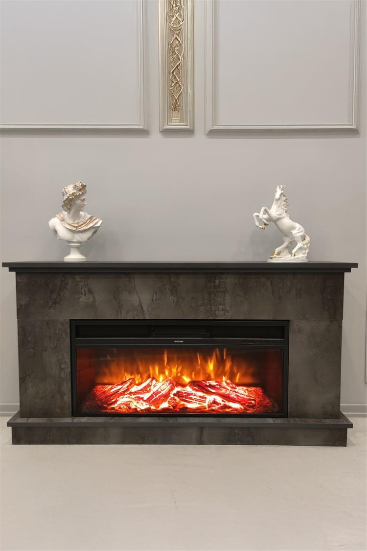 DLC Large Penida Irony 1800 Watt Elektrikli Şömine If34 (DLC1175IR)