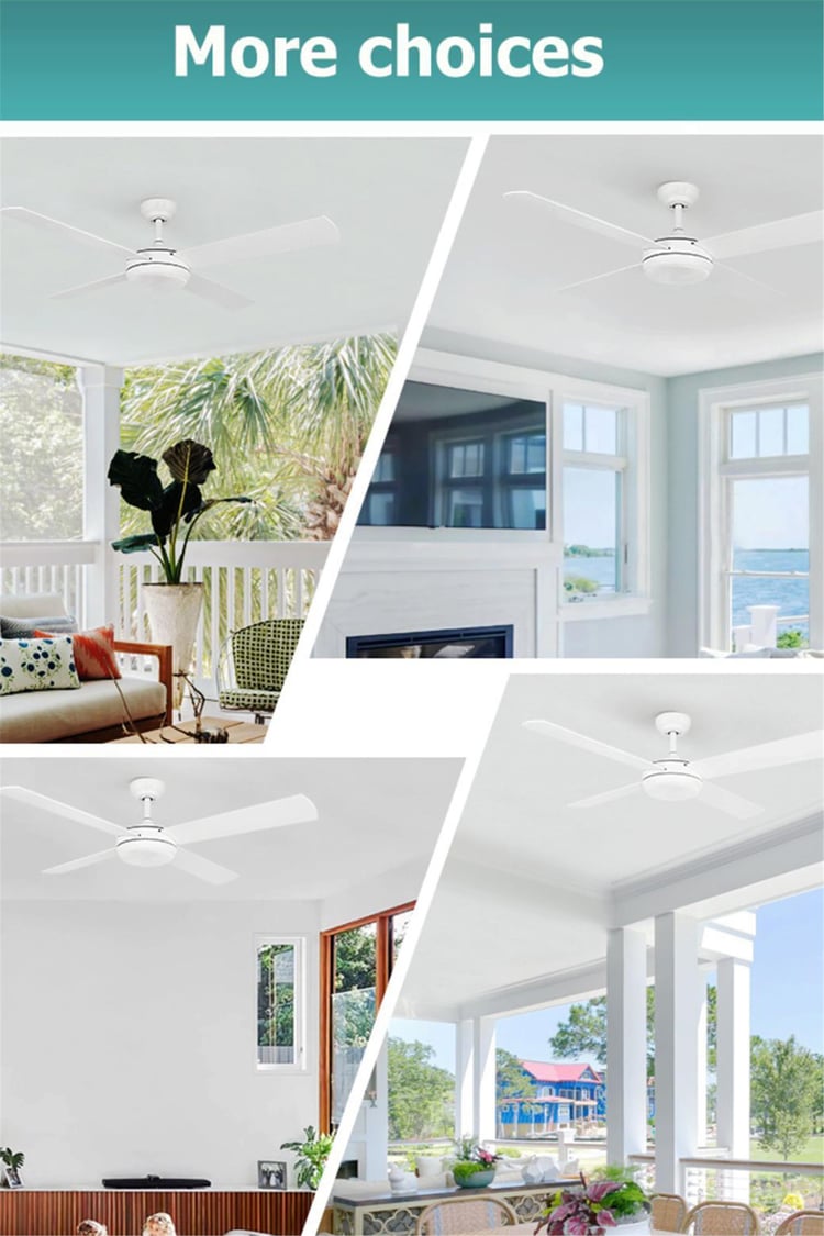 DLC Levante Led Tavan Vantilatörü Beyaz 122 Cm (DCF-W986B)