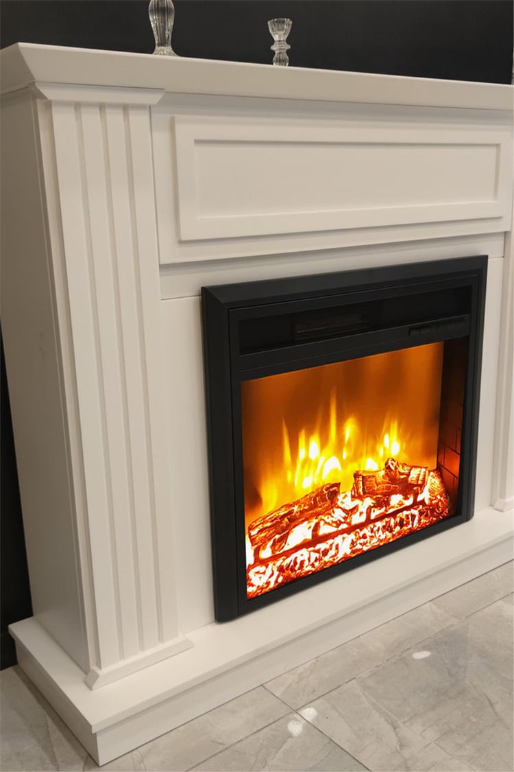 DLC Nordıca Beyaz 1800 Watt Elektrikli Şömine Ef23 (DLC0989)