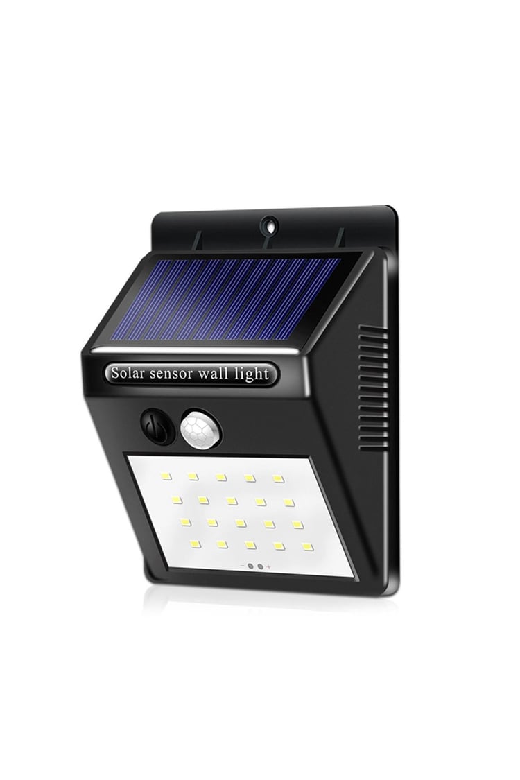 DLC Solar Panel Sensörlü 20 Led Duvar Apliği (OS022SMD1)