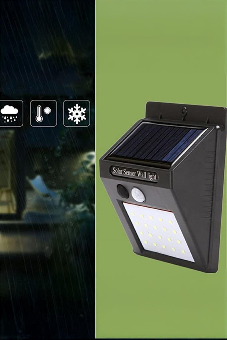 DLC Solar Panel Sensörlü 20 Led Duvar Apliği (OS022SMD1)