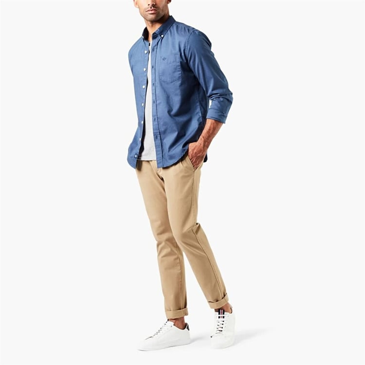 Dockers 7576300000 614 Beıge Erkek Smart 360 Flex Ultımate Skınny Fıt Chıno Pantolon