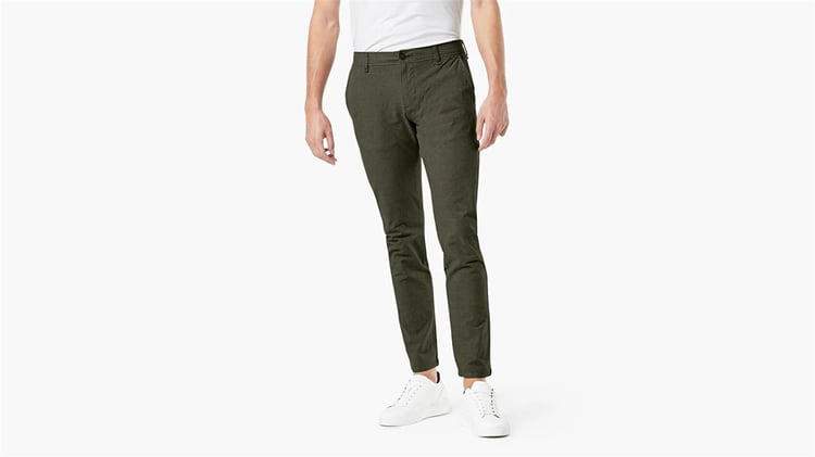 Dockers 7576300090 300 Green Erkek Smart 360 Flex Ultımate Skınny Fıt Chıno Pantolon