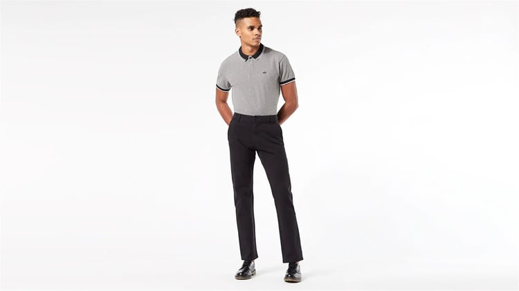 Dockers 7948800060 001 Black Erkek Smart 360 Flex Ultımate Slım Fıt Chıno Pantolon