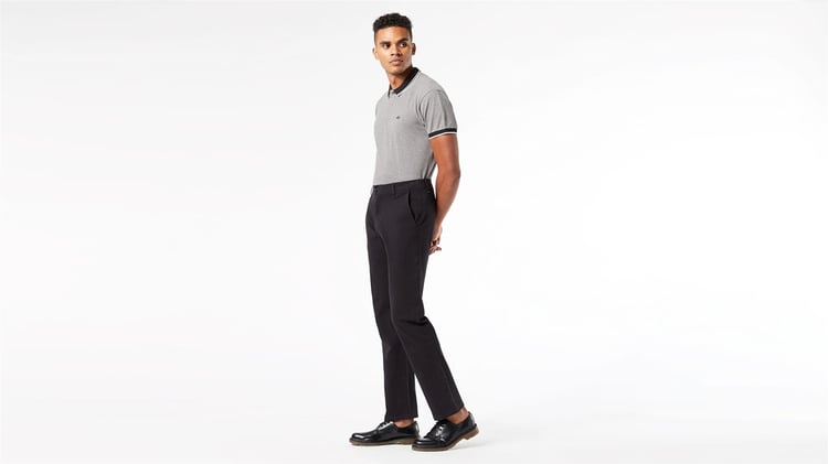 Dockers 7948800060 001 Black Erkek Smart 360 Flex Ultımate Slım Fıt Chıno Pantolon