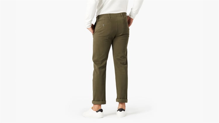 Dockers 7948800090 300 Green Erkek Smart 360 Flex Ultımate Slım Fıt Chıno Pantolon