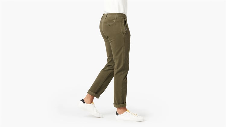 Dockers 7948800090 300 Green Erkek Smart 360 Flex Ultımate Slım Fıt Chıno Pantolon