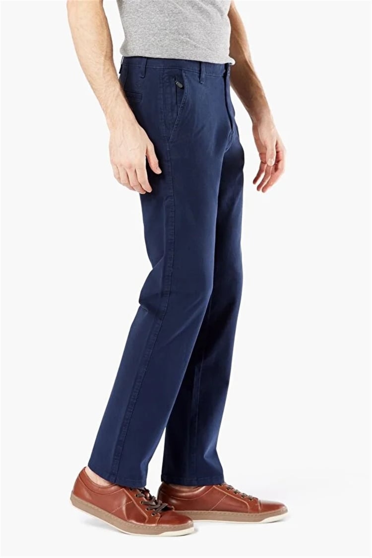 Dockers 7948800120 400 Blue Erkek Smart 360 Flex Ultımate Slım Fıt Chıno Pantolon