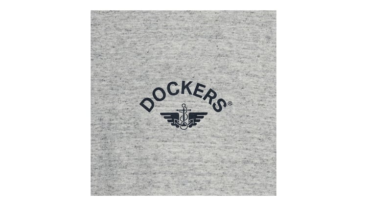 Dockers A110301310 25G Grey Erkek Grafık Logo Slım T-Shırt