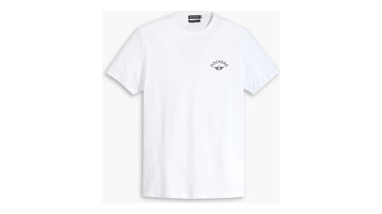 Dockers A110301670 614 Beıge Erkek Grafık Logo Slım T-Shırt