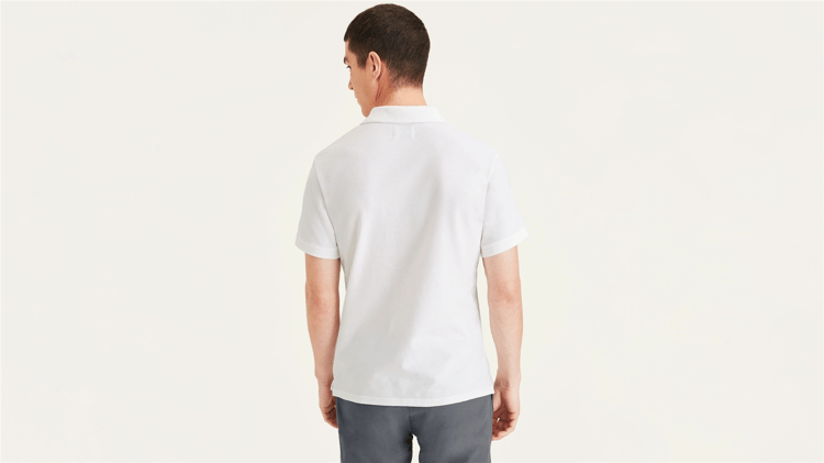 Dockers A115900010 614 Beıge Erkek Rıb Collar Slım Polo T-Shırt