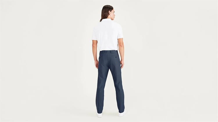 Dockers A141900080 400 Blue Erkek Smart 360 Comfort Knıt Slım Fıt Chıno Pantolon