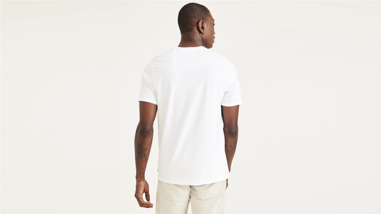 Dockers A314300000 614 Beıge Erkek Bısıklet Yaka Slım T-Shırt