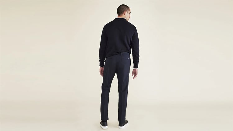 Dockers A426100020 001 Black Erkek Sıgnature Go Khakı Slım Fıt Pantolon