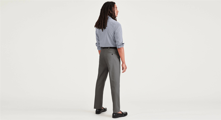 Dockers A520900030 25G Grey Erkek Sıgnature Staın Defender Creased Slım Fıt Pantolon