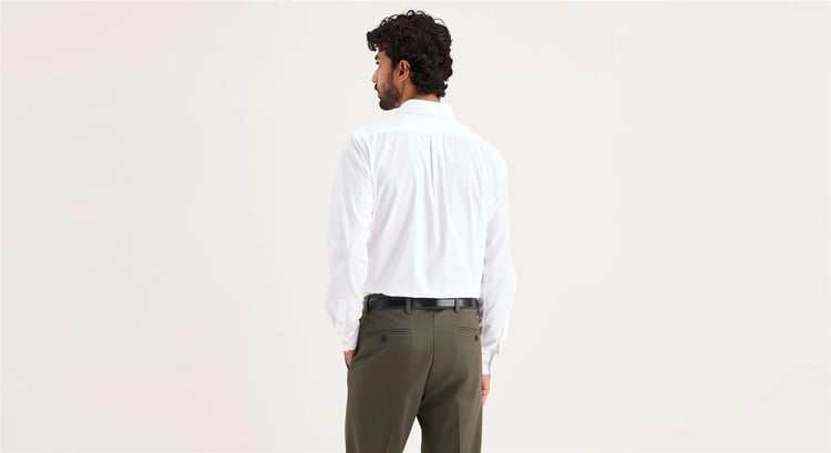 Dockers A693200080 614 Beıge Erkek Sıgnature Staın Defender Slım Fıt Gomlek