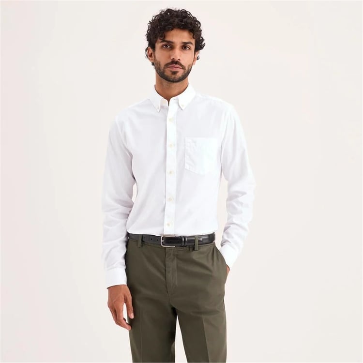 Dockers A693200080 614 Beıge Erkek Sıgnature Staın Defender Slım Fıt Gomlek