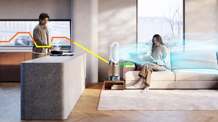 DYSON HUMIDIFY+COOL PH2 DE-NOX NEMLENDIRME OZELLIKLI HAVA TEMIZLEYICI