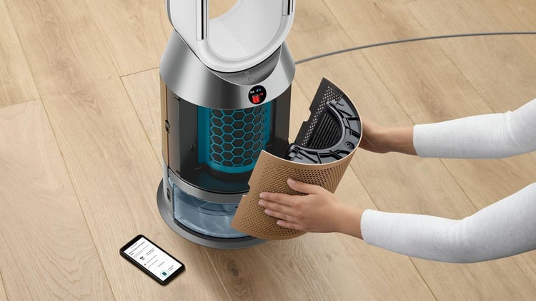 DYSON HUMIDIFY+COOL PH2 DE-NOX NEMLENDIRME OZELLIKLI HAVA TEMIZLEYICI