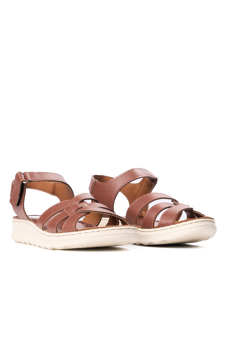 Elmisa 511 Taba Kadın Sandalet