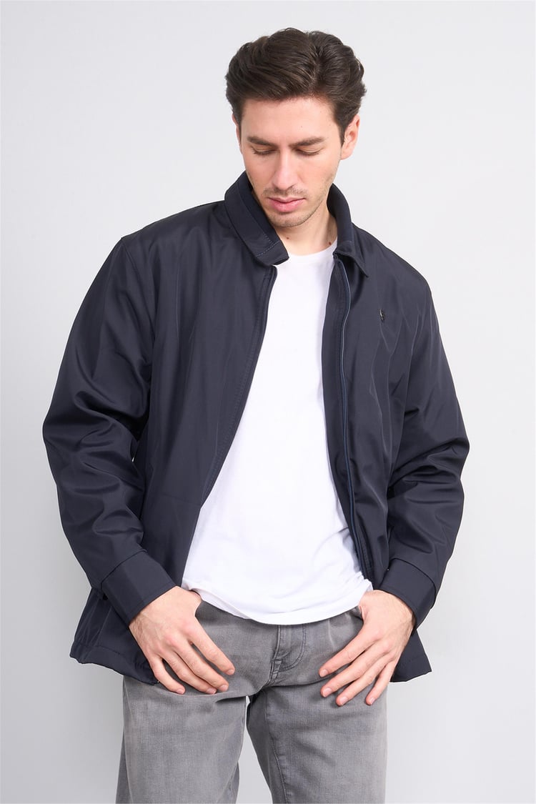 Ertan 800 Lacivert Erkek Safari Bondit Kaban