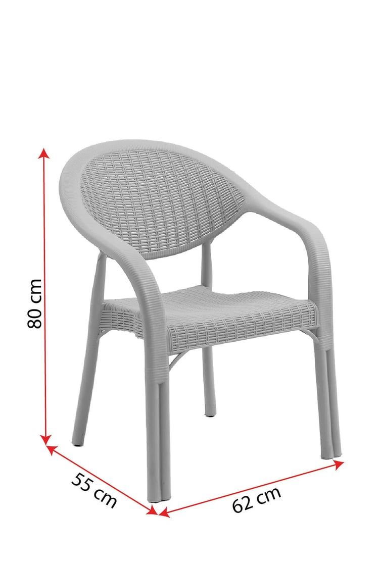 Evdemo Bamboo 4 Kişilik Rattan Masa Sandalye Takımı Siyah