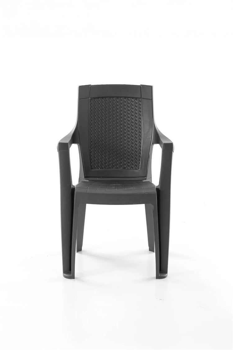Evdemo Efes 2'li Rattan Sandalye Siyah