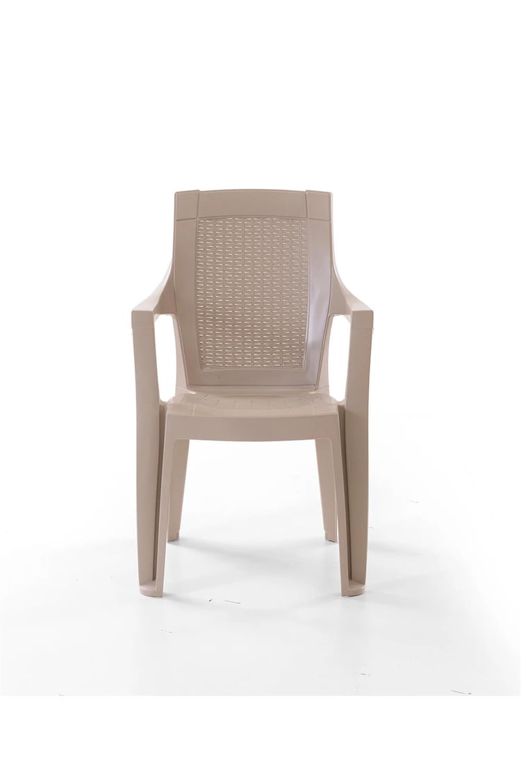 Evdemo Efes 4'lü Rattan Sandalye Cappuccino