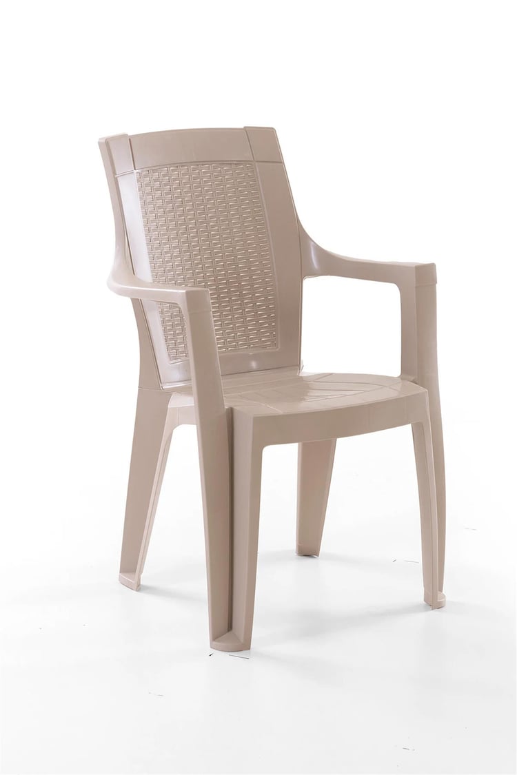Evdemo Efes 4'lü Rattan Sandalye Cappuccino