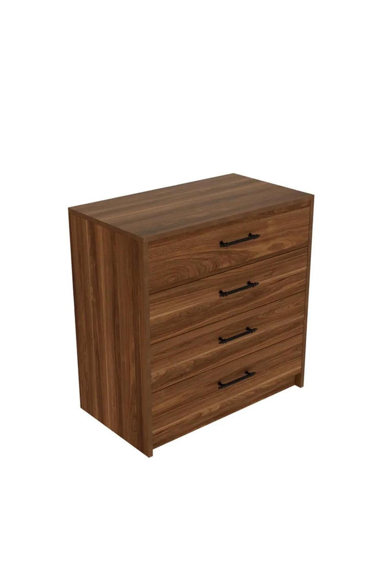 Evdemo Fiona 4 Çekmeceli Şifonyer Ceviz