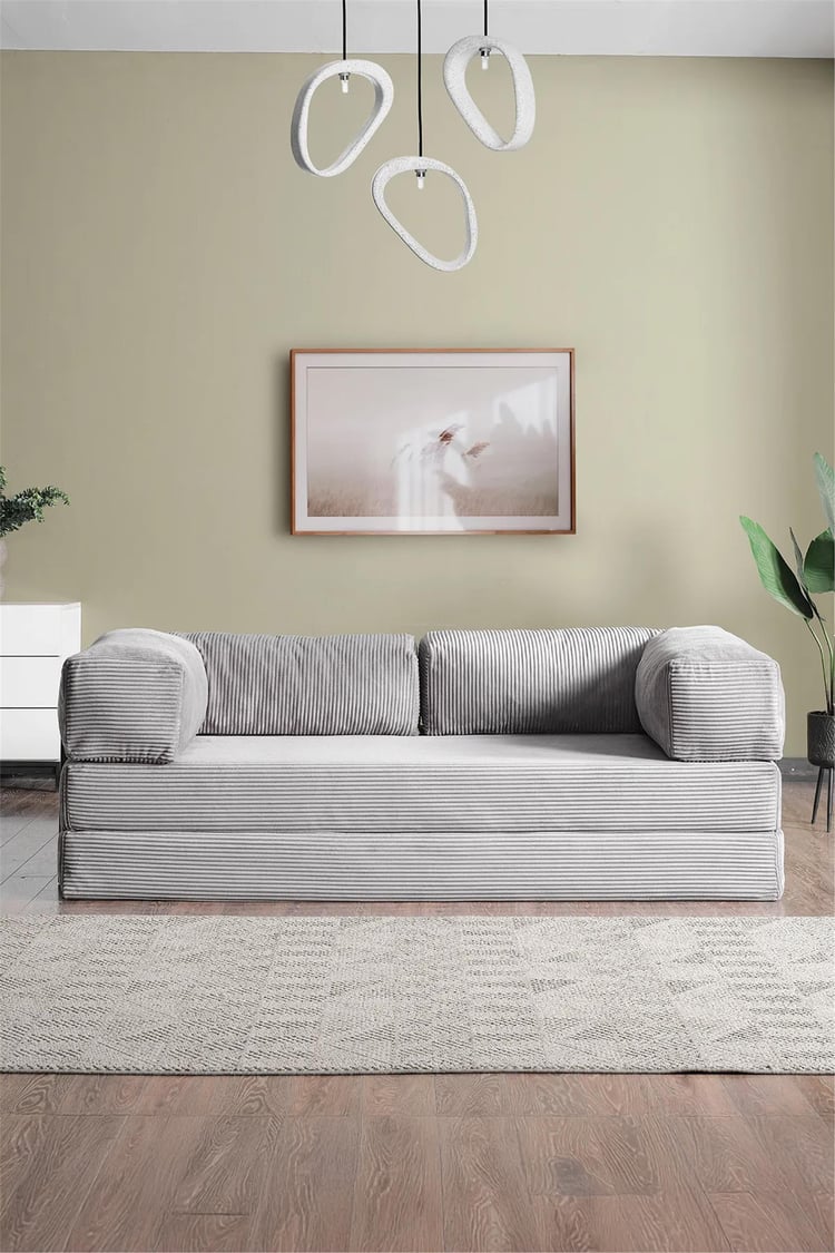 Evdemo Lounge Aktivite Koltuğu Çok Amaçlı Koltuk Yatak Gri