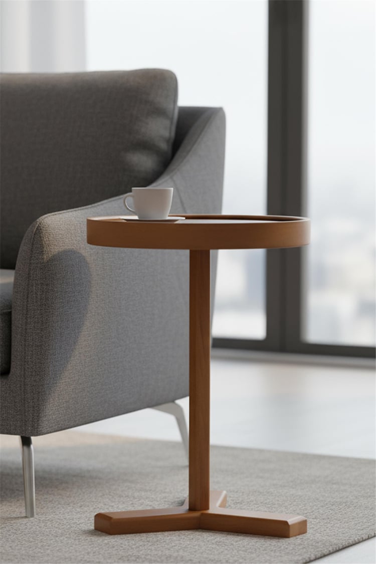 Eymense Alfa Kişiselleştirilebilir Yan Sehpa Ceviz