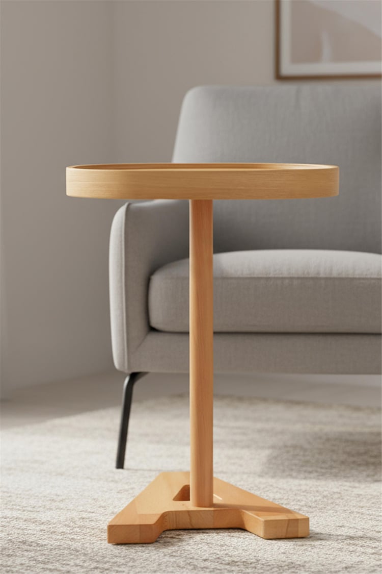 Eymense Alfa Kişiselleştirilebilir Yan Sehpa Meşe