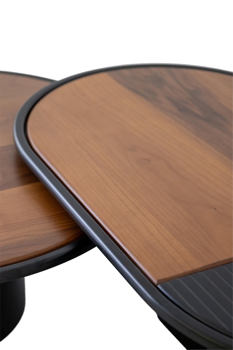 Eymense Asus İkili Orta Sehpa Seti Ceviz