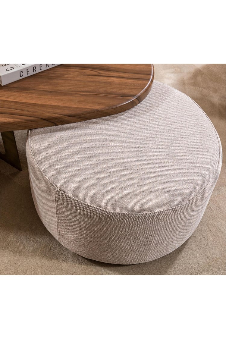 Eymense Capella Ceviz Puflu Orta Sehpa Ceviz