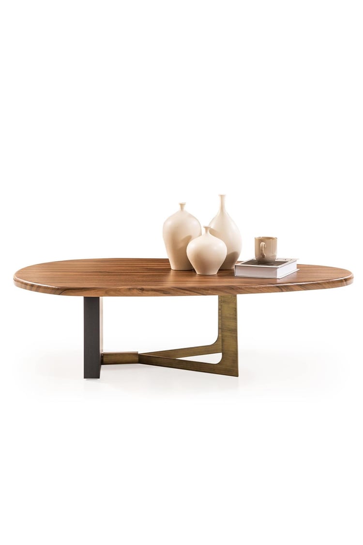 Eymense Capella Ceviz Puflu Orta Sehpa Ceviz