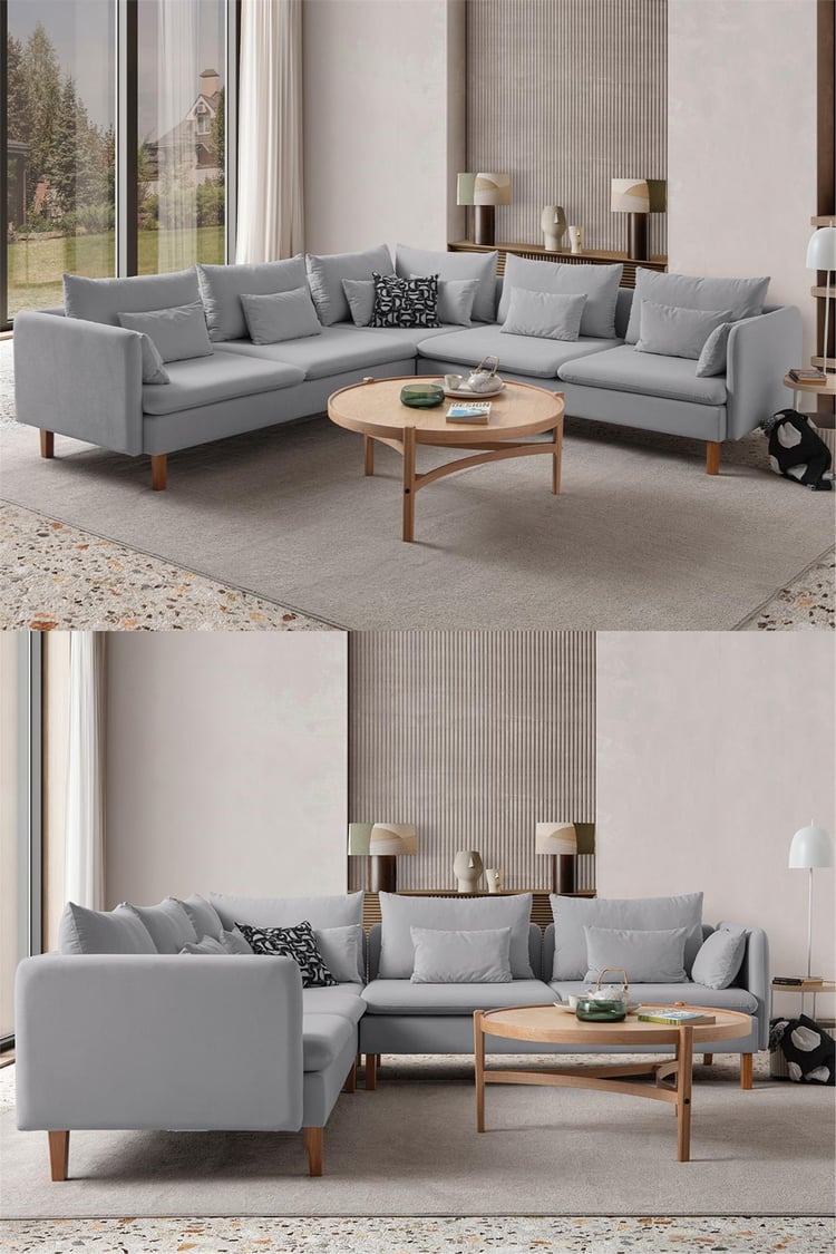 Eymense Flexy L Köşe Takımı Gri