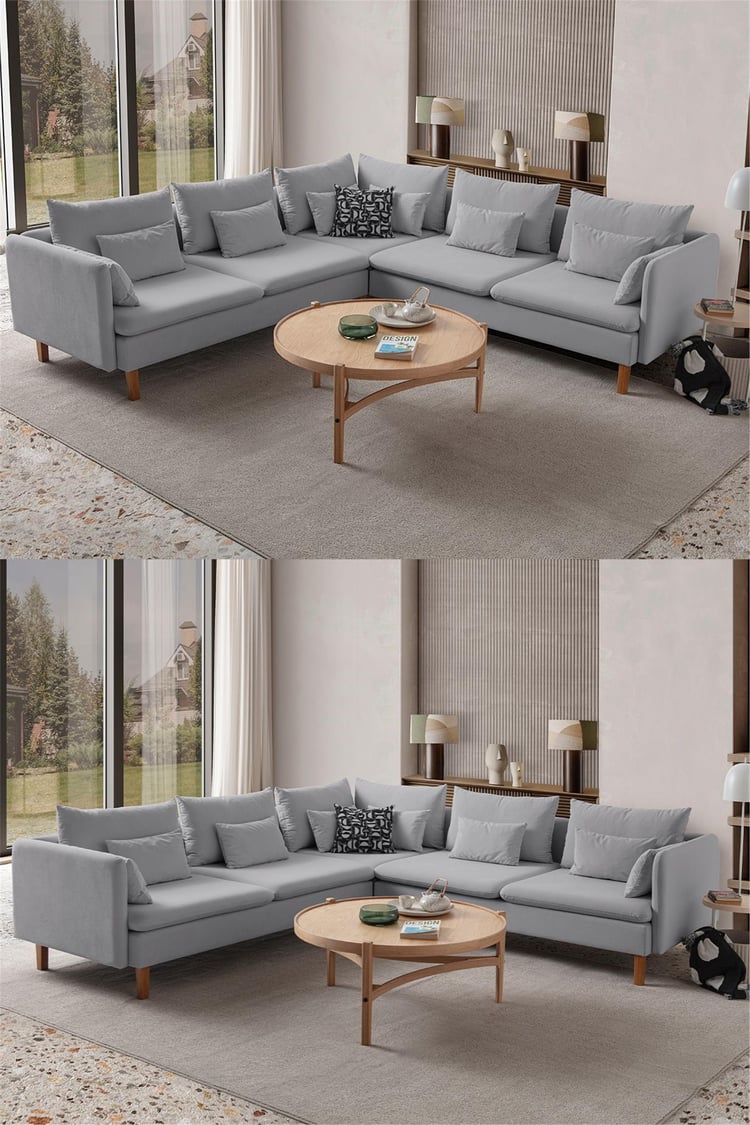 Eymense Flexy L Köşe Takımı Gri
